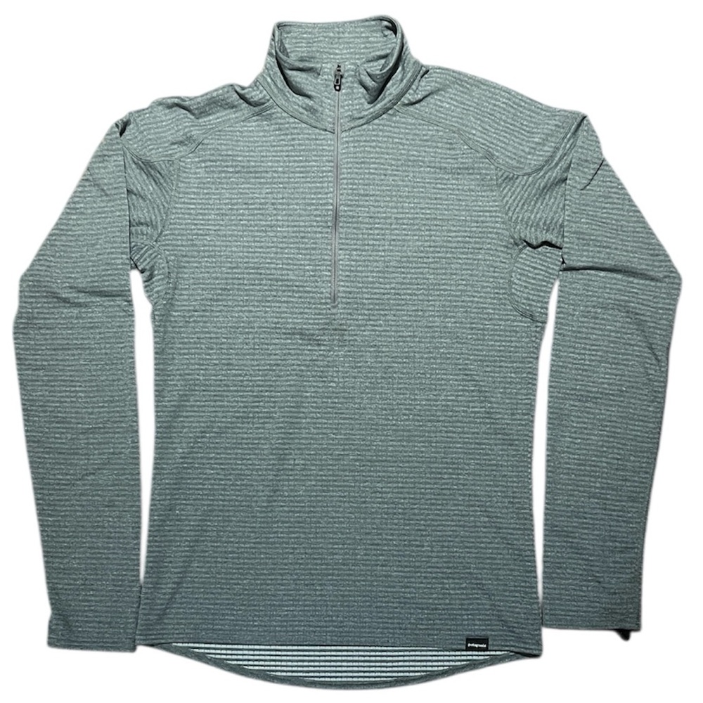 Patagonia Capilene 4 Expedition Weight 1/4 Zip Pullover Shirt Gray Men’s Small